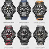 Men's Military Sports Watch – Top Luxury Brand Waterproof Analog and Digital Quartz Wristwatch