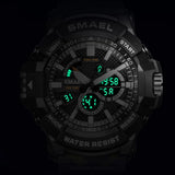 Men's Military Sports Watch – Top Luxury Brand Waterproof Analog and Digital Quartz Wristwatch