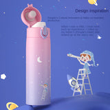 350ml Fashion Thermal Water Bottle: Vacuum Insulated, Bouncing Lid, 316 Stainless Steel, Leak-Proof Flask