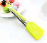 Colorful Stainless Steel BBQ Food Tong: Perfect for Grasping Barbecue Foods, Nonslip Cooking Tool