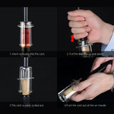 Stainless Steel Pin-Type Air Pump Bottle Opener: Essential Bar Tool for Effortless Bottle Opening