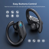 Mpow Flame Solo Wireless Sport Earphones: Bluetooth Earbuds with Touch Control, IPX7 Waterproof, Stereo Bass, Mic with Noise Reduction