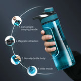 UZSPACE BPA-Free Shaker Water Bottle: Portable Shaker Design, Ideal for Sports, Made of Plastic, Suitable for Gym, Outdoor Tours