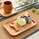 Solid Wood Serving Tray: Ideal for Pizza, Sushi, Snacks, and Fruit Dishes, Adds a Touch to Kitchen Decor