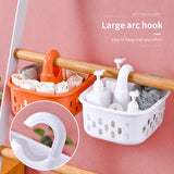 Hanging Bathroom Storage Basket: Portable Organizer for Toilet Sundries