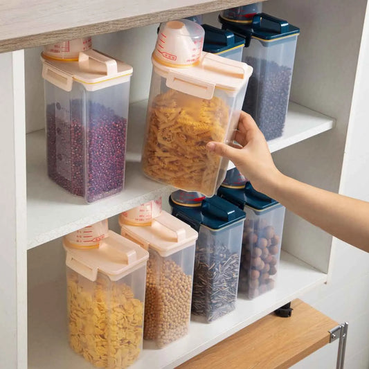 Kitchen Grain Storage Container: 3L Capacity, Sealed for Freshness