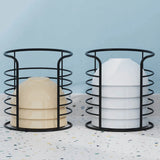 Wrought Iron Dish Storage Rack: Drain Rack for Bowls and Dishes, Ideal for Kitchen Organization
