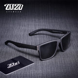 Polarized Sunglasses for Men: Driving Glasses with Black Frame, Coating for Fishing and Driving, Sun Eyewear PL278