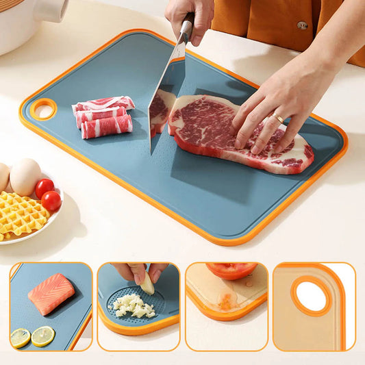 Thick Double-Sided Cutting Board: Household Food-Grade Plastic Board for Kitchen Meat and Fruit Cutting