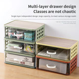 Multi-Functional Desktop Drawer Organizer: Makeup Box and Debris Storage Basket for Tidying Desks