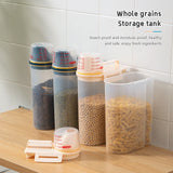Kitchen Grain Storage Container: 3L Capacity, Sealed for Freshness