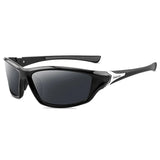 Timeless Sports Polarized Sunglasses for Men: Fashionable Black Plastic Sun Glasses for Men and Women, Ideal for Outdoor Activities like Riding and Cycling