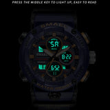 Luxury Men's Sports Watch – Multifunctional Quartz LED Digital Wristwatch with Waterproof Features from a Top Brand