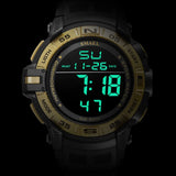 Luxury Men's Fashion Sports Watch, Waterproof Digital Display with Week and Date, Casual Military Style