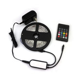 5M RGB LED Strip Light - Flexible RGB Tape, DC12V LED Strips with Innovative IR Bluetooth Music Controller