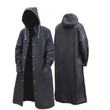 Stylish Waterproof Long Raincoat for Adults: Hooded Rain Coat for Outdoor Activities, Fishing, Climbing, and Travel