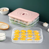 Quick-Frozen Dumpling Tray: Refrigerator Fresh-Keeping Box for Multi-Layer Storage of Wontons and Dumplings