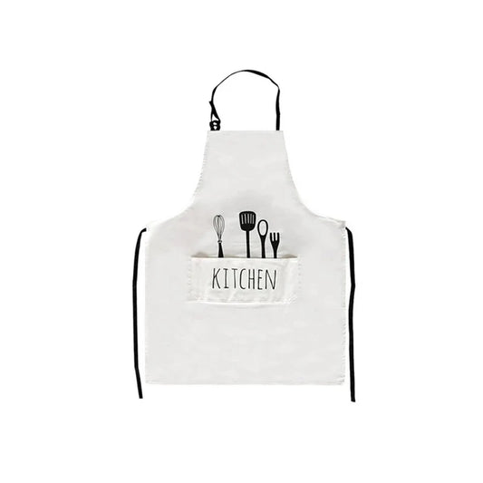 Waterproof Polyester Apron with Pockets: Ideal for Kitchen Use, Suitable for Men and Women