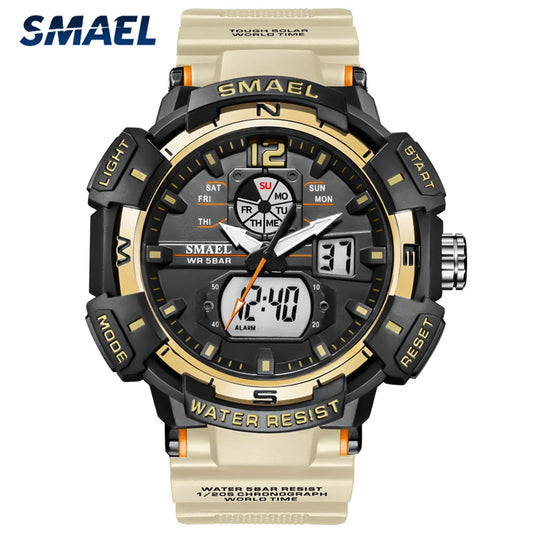 Luxury Men's Military Sport Watch – Waterproof LED Digital Quartz Wristwatch | Top Brand Design