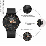 LIGE Luxury Women's Quartz Watch: Top Brand Waterproof Steel Wristwatch, Black Quartz Clock, Elegant Gift