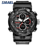 Luxury Men's Sports Watch – Multifunctional Quartz LED Digital Wristwatch with Waterproof Features from a Top Brand