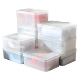 Multi-Purpose Plastic Storage Box with Lid: Dustproof Organizer for Shoes and Toys