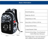 Backpack for High School Teenage Boys - Roomy Student Bag with Luminous Features - Large Capacity Book Bag