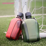 UZSPACE Military Water Bottle: Protein Shaker, Eco-friendly Tritan, BPA-Free, Ideal for Outdoor Sports. Available in 500ml, 600ml, and 1000ml sizes