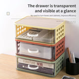 Multi-Functional Desktop Drawer Organizer: Makeup Box and Debris Storage Basket for Tidying Desks