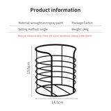 Wrought Iron Dish Storage Rack: Drain Rack for Bowls and Dishes, Ideal for Kitchen Organization