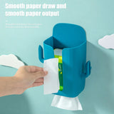 Wall-Mounted Tissue Holder: Minimalist and Creative Storage Box for Paper Towels, Perfect for Home Kitchens and Living Rooms