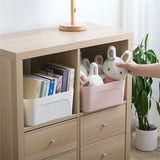 Desktop Cosmetic Storage Box: Small Plastic Organizer for Household Cabinets