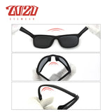 Flexible Polarized Sunglasses - Men's Driving Shades, Durable Material, Classic Sun Glasses for Travel and Fishing PL484