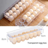 Egg Storage Container with 14 Grids: Keep Eggs Fresh in Kitchen Refrigerator or Cabinet Organizer