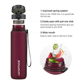 Brand New 500/800/1000ml Sports Water Bottle - BPA-Free, Portable, Leak-Proof, Ideal for Sports, Gym, and Travel