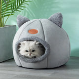 Cozy Winter Cat Bed for Deep Sleep: Comfortable Small Dog House Mat, Indoor Pet Tent Basket, Snug Cave Nest for Cats, Cama Gato Products