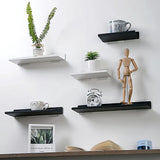 Punch-Free Wall-Mounted Shelf: Sticker-Backed Home Bedroom Organizer, Ideal for Partitioned Bookshelves and Book Storage