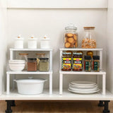 Kitchen Storage Organizer: Spice Rack and Dish Holder for Convenient Bathroom and Closet Organization