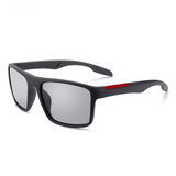 Polarized Sunglasses for Men: Vintage Driver Shades, Square Mirror, Summer UV400 Protection