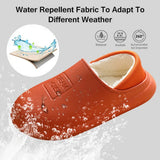 Winter Waterproof Plush Slippers for Men: Warm Indoor/Outdoor Household Slides