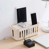 Desktop Cable Management Box: Organize Power Cords and Wires at Home