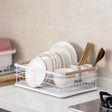 Sink Drain Bowl Rack: Dish Storage Shelf for Kitchen Countertop, Cupboard, or Table