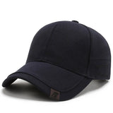 Premium Men's Outdoor Cotton Baseball Caps: High-Quality Solid Trucker Hats