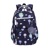 Charming Nylon School Backpack for Children: Perfect Bookbag for Girls with a Flower Design