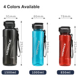 Summer Large-capacity Sport Water Bottles: Tritan Plastic with Straw, Portable and Leakproof Design, BPA-Free, Ideal for Outdoor Travel