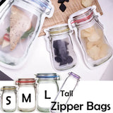 Waterproof and Reusable Snack Storage Bag: Nuts, Biscuits, and Travel Food Assortments