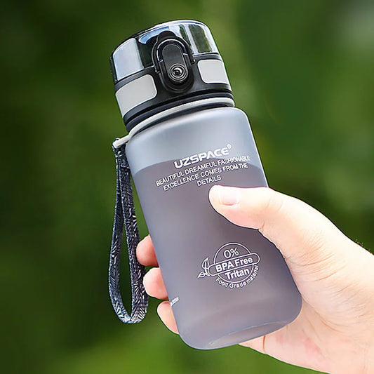 UZSPACE 350ML BPA-Free Tritan Water Bottle: Leakproof, Eco-friendly, No Smell Plastic Drinkware for Children.