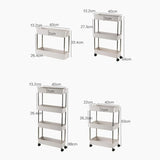 Multi-Layer Kitchen Trolley for Organizing Supplies: Vegetable Storage Solution