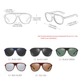 Ultralight Pilot Polarized Sunglasses for Men - Ideal for Driving, Fashionable Sun Glass Goggles with UV400 Protection