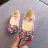 New children's shoes for spring, featuring glittery princess options, comfy toddler girl sandals, and cute baby dance shoes.